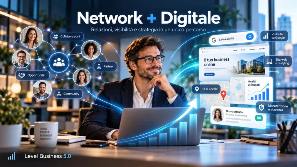 rete di professionisti e servizi digitali di lbusinessvoice.it in una unica soluzione