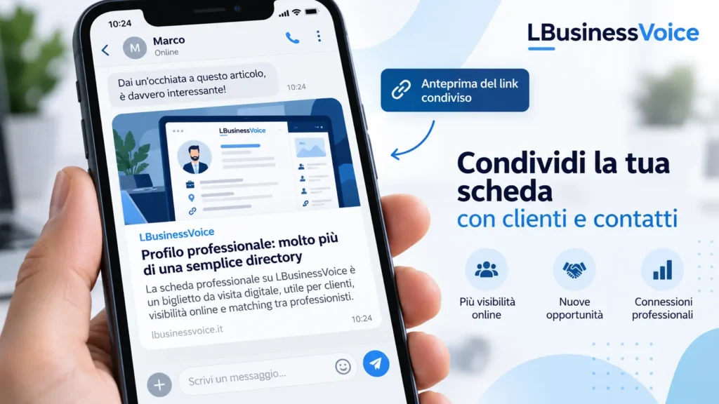 profilo professionale e scheda professionista su lbusinessvoice.it come farsi conoscere nel network e nel web